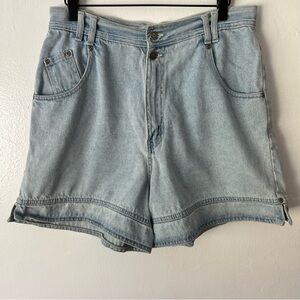 No Boundaries Vintage High-rise Cotton Denim Shorts